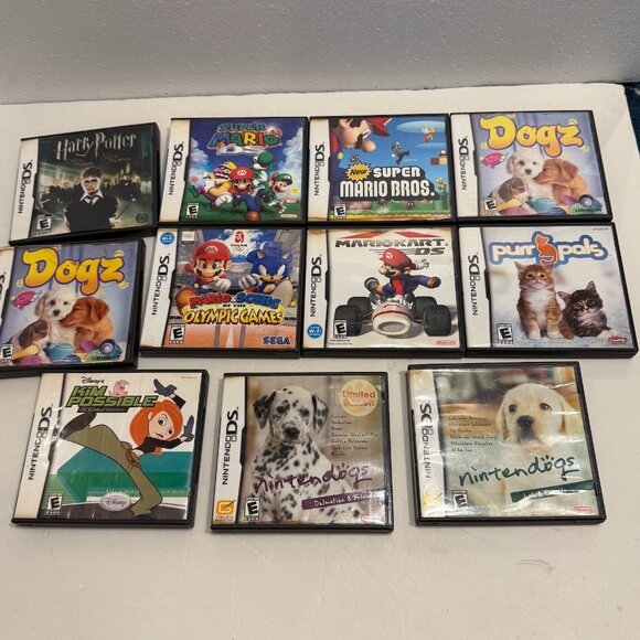 Lot of 11 Nintendo DS Cases - CASES ONLY!! Bundle Lot of 11 Game Cases- NO games - Picture 1 of 14